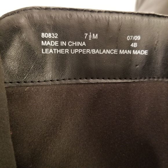 Clarks Bendables Tall Black Leather Boots Women's 7.5M - Picture 10 of 12